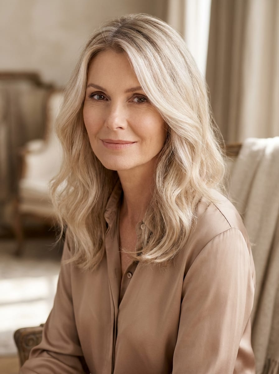 Champagnerblond - Haarfarbe für helle Haut
